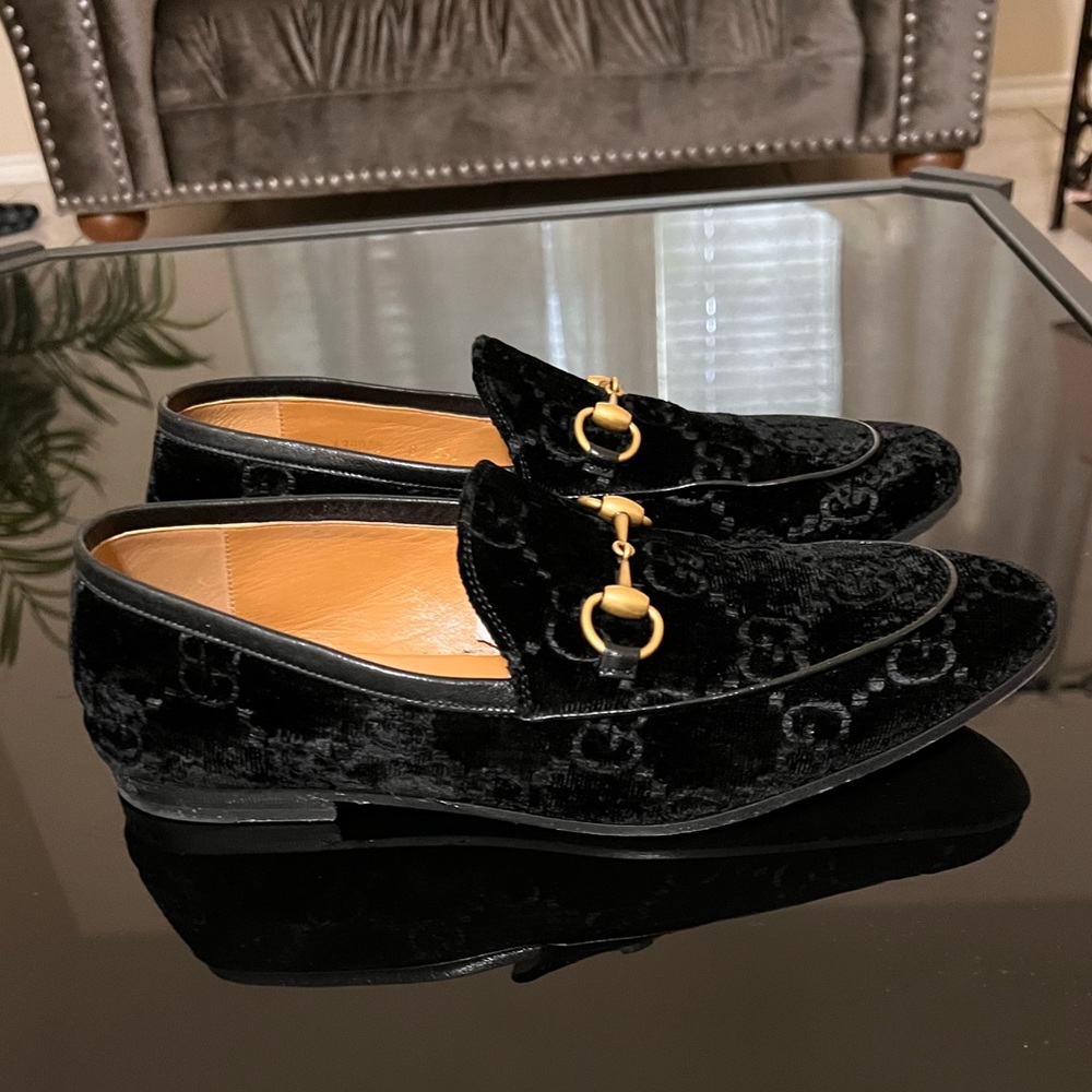 Men Velvet GG Gucci loafers 8 - Picture 2 of 10